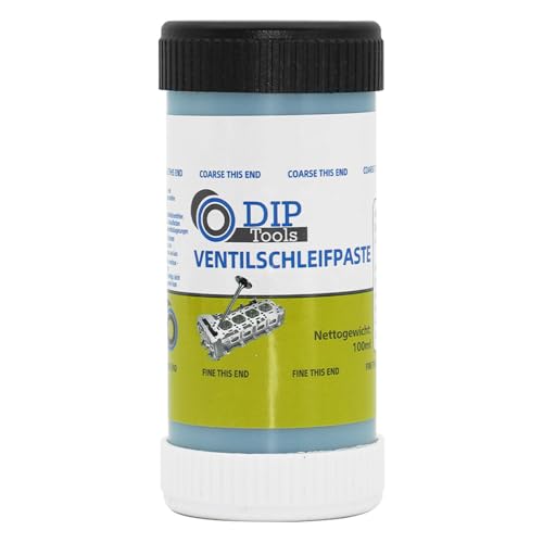 DIP-Tools Ventileinschleifpaste 100ml, Feine Ventil-Schleifpaste Einschleifpaste Ventilschleifpaste Ventilschleifer, Ventile schleifen einschleifen Einschleif-Set, Auto Motorrad Motor Kfz Werkstatt von DIP Tools