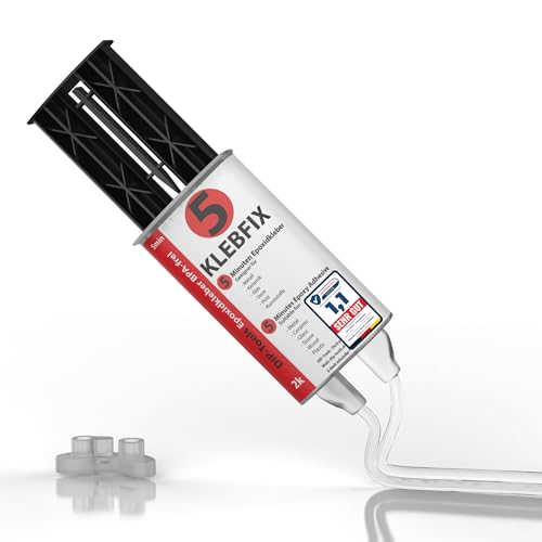 DIP-Tools Wiederverschließbarer Epoxidharz 2k Kleber - 2 Komponenten Kleber, Epoxidharz mit Härter, Epoxy Resin - Metallkleber, Alleskleber (1x25ml) von DIP Tools