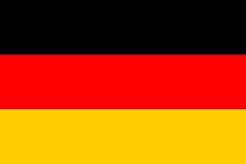 DIPLOMAT Flagge Deutschland | Querformat Fahne | 0.06m² | 20x30cm für Flags Autofahnen von DIPLOMAT-FLAGS