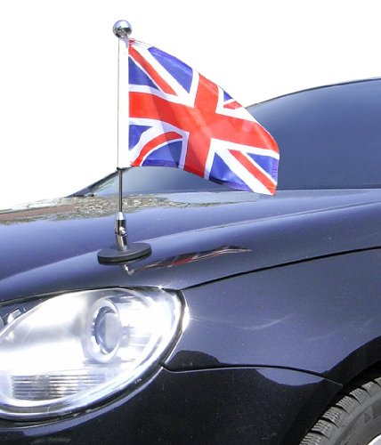 magnetisch haftender Autofahnen-Ständer Diplomat-1.30-Chrome Großbritannien mit Super-Magnet für Ihre Autoflaggen - Auto Fahne & Flagge magnetisch haftender Autofahnen-Ständer Diplomat-1.30-Chrome Großbritannien mit Super-Magnet für Ihre Autoflaggen - Auto Fahne & Flagge von DIPLOMAT-FLAGS