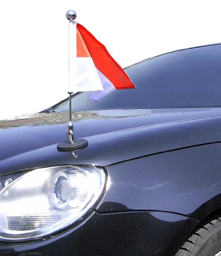 magnetisch haftender Autofahnen-Ständer Diplomat-1.30-Chrome Monaco mit Super-Magnet für Ihre Autoflaggen - Auto Fahne & Flagge magnetisch haftender Autofahnen-Ständer Diplomat-1.30-Chrome Monaco mit Super-Magnet für Ihre Autoflaggen - Auto Fahne & Flagge von DIPLOMAT-FLAGS