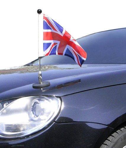 magnetisch haftender Autofahnen-Ständer Diplomat-1.30 Großbritannien mit Super-Magnet für Ihre Autoflaggen - Auto Fahne & Flagge von DIPLOMAT-FLAGS