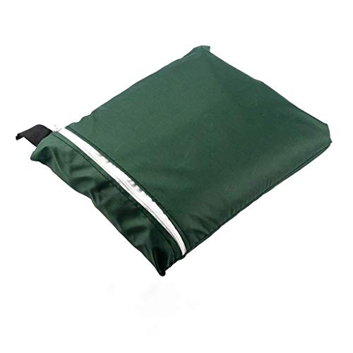 DIPOLA Schutzhülle für Klappstuhl Liegestuhl Sonnenliege Deckchair Abdeckung Wasserdicht Anti-UV Gartenmöbel Schutz vor Wettereinflüssen und Beschädigungen 210D Oxford 110cmX71cm (Green) von DIPO