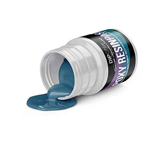 DIPON.DE HIGH PERFORMANCE LIQUIDS & PIGMENTS Epoxidharz Epoxy Pigment Farbpaste Pastellblau Blue ca. RAL 5024 Profi Hochpigmentierte Paste für Epoxidharz Epoxy Resin Polyurethan Kunstharz Resin Art von DIPON.DE HIGH PERFORMANCE LIQUIDS & PIGMENTS