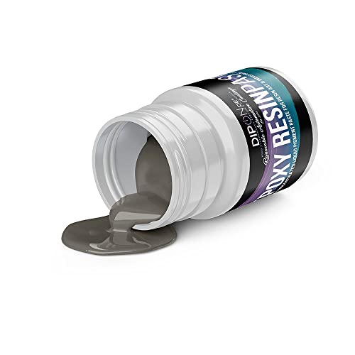 DIPON.DE HIGH PERFORMANCE LIQUIDS & PIGMENTS Epoxidharz Epoxy Pigment Farbpaste STEINGRAU ca. RAL 7030 Profi Hochpigmentierte Paste für Epoxidharz Epoxy Resin Polyurethan Kunstharz Resin Art von DIPON.DE HIGH PERFORMANCE LIQUIDS & PIGMENTS