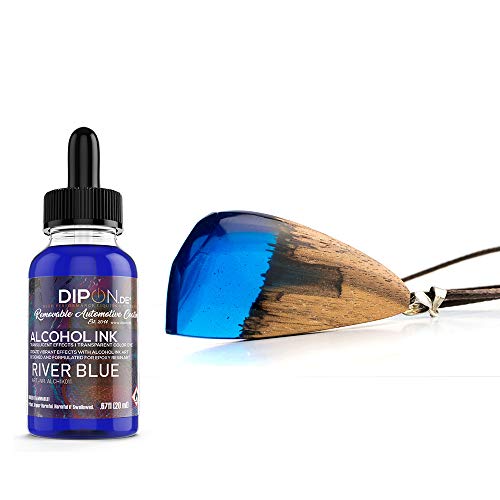 DIPON.DE HIGH PERFORMANCE LIQUIDS & PIGMENTS River Blue Blau Alcohol Ink 20 ml für Epoxidharz Farbe Resin Petri Art Farbstoff Transluzent Epoxy DIPON.DE HIGH PERFORMANCE LIQUIDS & PIGMENTS River Blue Blau Alcohol Ink 20 ml für Epoxidharz Farbe Resin Petri Art Farbstoff Transluzent Epoxy von DIPON.DE HIGH PERFORMANCE LIQUIDS & PIGMENTS