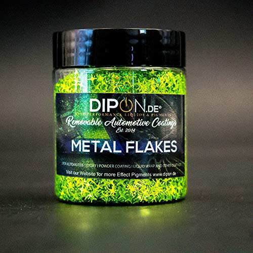 Effektpigment 3D Olive Holo Angle Flake Glitter Polyester EFfekt Farbpigment für Epoxidharz Resin Epoxy Autolack Aquarell Seife Kunst Geode von DIPON.DE HIGH PERFORMANCE LIQUIDS & PIGMENTS