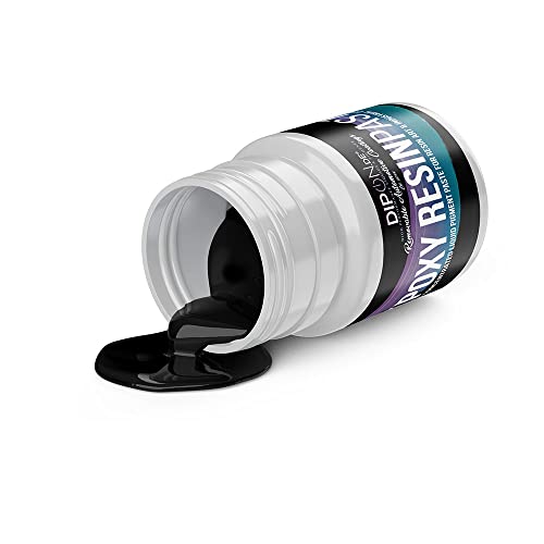 Epoxy Resin (Epoxidharz) Pigment Paste Jet Black Tief Schwarz ca. RAL 9005 Profi Hochpigmentierte Farbpaste für Epoxidharz Epoxy Resin Polyurethan Kunstharz Resin Art von DIPON.DE HIGH PERFORMANCE LIQUIDS & PIGMENTS