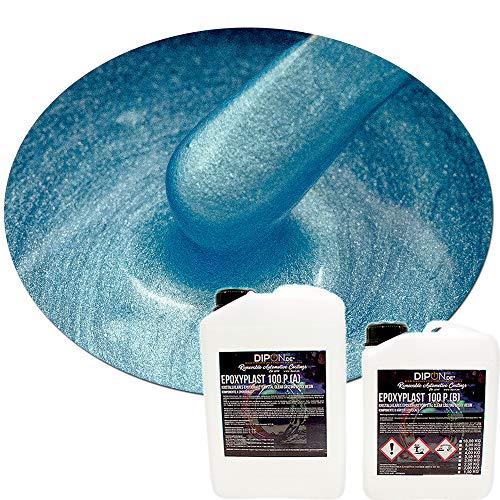 2K Epoxidharz Metallic Farben Effekt Set Epoxyplast 100P BLIZZARD BLUE PEARL Perlglanzeffekt Glitter für Bodenbeschichtung Rivertisch Gießharz Laminierharz GFK Epoxy EP Holz von DIPON.DE HIGH PERFORMANCE LIQUIDS & PIGMENTS