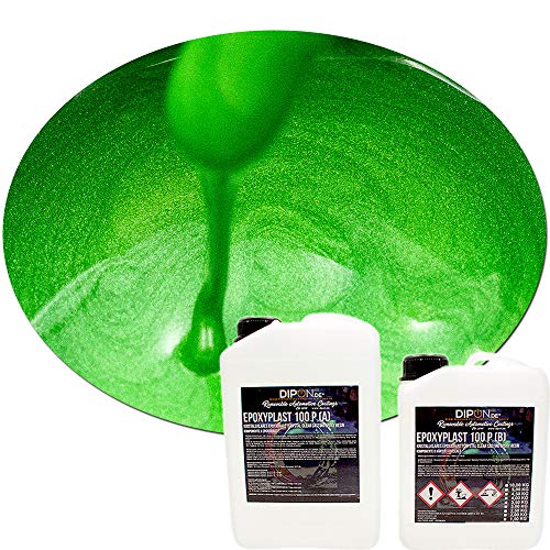 2K Epoxidharz Metallic Farben Effekt Set Epoxyplast 100P IGUANA GREEN PEARL Perlglanzeffekt Glitter für Bodenbeschichtung Rivertisch Gießharz Laminierharz GFK Epoxy EP Holz von DIPON.DE HIGH PERFORMANCE LIQUIDS & PIGMENTS