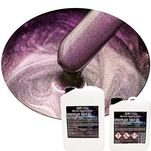 2K Epoxidharz Metallic Farben Effekt Set Epoxyplast 100P ROCKEFELLER COLORSHIFT PEARL Perlglanzeffekt Glitter für Bodenbeschichtung Rivertisch Gießharz Laminierharz GFK Epoxy EP Holz von DIPON.DE HIGH PERFORMANCE LIQUIDS & PIGMENTS