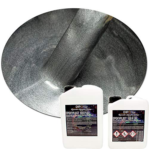 2K Epoxidharz Metallic Farben Effekt Set Epoxyplast 100P URBAN GREY PEARL Perlglanzeffekt Glitter für Bodenbeschichtung Rivertisch Gießharz Laminierharz GFK Epoxy EP Holz von DIPON.DE HIGH PERFORMANCE LIQUIDS & PIGMENTS