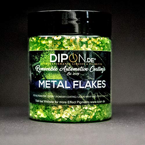 Effektpigment 3D Nephite Flake Glitter Polyester EFfekt Farbpigment für Epoxidharz Resin Epoxy Autolack Aquarell Seife Kunst Geode von DIPON.DE HIGH PERFORMANCE LIQUIDS & PIGMENTS