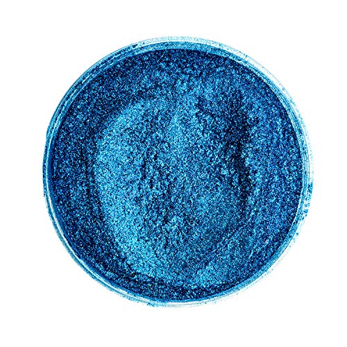 Effektpigment DIAMOND PERSIAN BLUE PEARL Perlglanz Metallic Farbpulver Pigment für Epoxidharz Autolack Sprühfolie Nail Art Aquarell Kosmetik Seife Puder, (25 Gramm) von DIPON.DE HIGH PERFORMANCE LIQUIDS & PIGMENTS