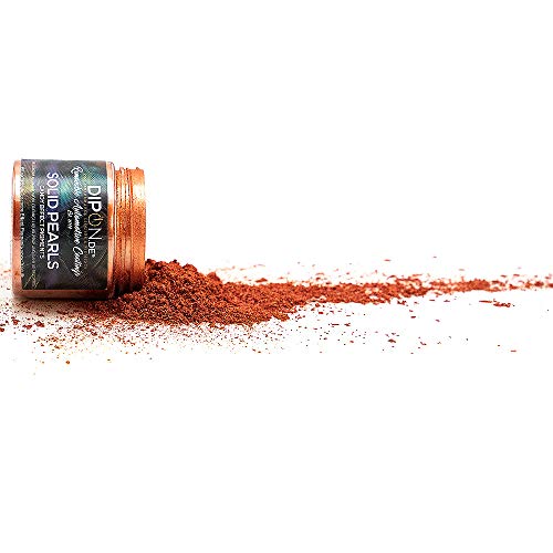 Epoxidharz Farbpigmente Rose Copper Kupfer Pearl für Giessharz Beton Seifenfarbe Farbpulver für Nail Art UV Gel Autolack Flüssiggummi mit Metallic Perlglanz Effekt Schimmer Pulver Pigmente (25 Gramm) von DIPON.DE HIGH PERFORMANCE LIQUIDS & PIGMENTS