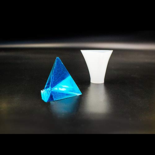 Silikonform Mold TRIANGLE PYRAMIDE für Schmuckherstellung, Basteln aus Epoxidharz, Epoxy Resin, Giessform Harz, Dekoration. Achat, Geode, Stein, ResinArt, Gußform, Mould DIY von DIPON.DE HIGH PERFORMANCE LIQUIDS & PIGMENTS