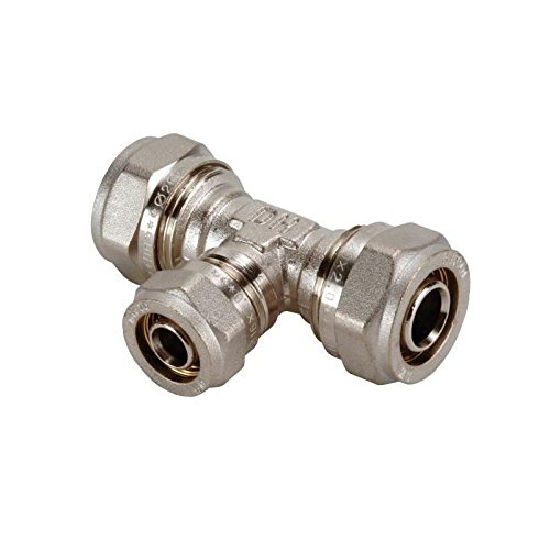 Dipra 124404 Mehrschichtige Klemmverschraubung, reduzierter T-Stück, Durchmesser 20-16-16 mm von DIPRA