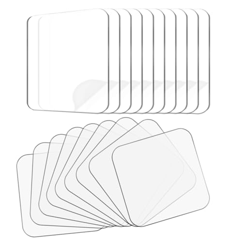 DIPZO 20 Stück doppelseitiges Klebeband, klare Klebepads 6x6cm, spurloses Montageband für Wände, Böden und Glas, wiederverwendbares Nano-Klebeband für Zuhause und Büro DIPZO 20 Stück doppelseitiges Klebeband, klare Klebepads 6x6cm, spurloses Montageband für Wände, Böden und Glas, wiederverwendbares Nano-Klebeband für Zuhause und Büro von DIPZO