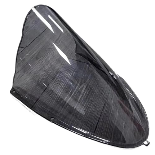 DIQXLGS Für Aprilia RS660 RS 660 2020 2021 2022 2023 2024 Windschutzscheibe Doppelblasen-Windschild Windabweiser Zubehör(GRAU) von DIQXLGS