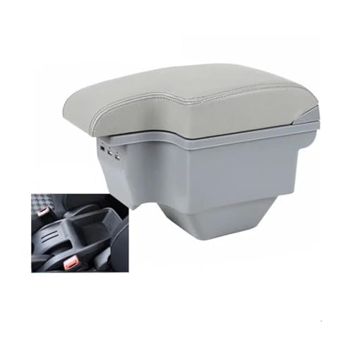 DIQXLGS Für MG ZS Mittelkonsole Armlehnenbox Staufach Armlehnen Ellbogenstütze All-in-one Mit USB(GRAU) von DIQXLGS