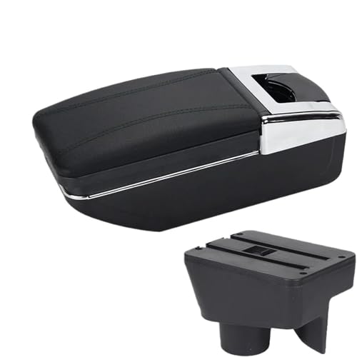 DIQXLGS Für Morris Für Garagen MG3 Armlehnenfach Für MG MG3 Auto Mittelkonsole Armlehnenmodifikationszubehör Mit USB(A2 schwarze Linie Kein USB) von DIQXLGS