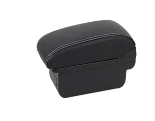 DIQXLGS Für Opel Für Corsa F 2019 2020 2021 2022 2023 2024 Auto-Armaturenbrettbox Nachrüst-Innendetails(A3 weiße Linie Kein USB) von DIQXLGS