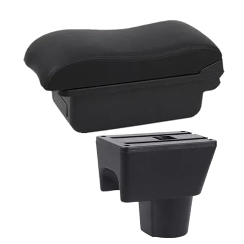 DIQXLGS Für R&enault Für Duster Armaturenbrett-Ablagefach Für Dacia Duster Für Oroc 2010-2018 Auto-Armaturenbrett-Ablagefach Gebogene Oberfläche(Eine schwarze Linie Kein USB) von DIQXLGS