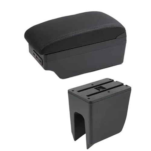 DIQXLGS Für R&enault Für K-ZE Auto Armlehnenbox Mittelkonsole Interne Nachrüstung USB-Ladung(C red line 7USB) von DIQXLGS