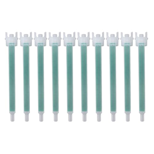 10Pcs Mixing Nozzle, Resin Mixer Adhesive Gun Applicatior Nozzles for Glue Gun Hoof Trimming Glue Gun von DIRBAK