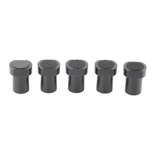 20 -mm -Bench -Hunde Aluminiumlegierung Workbench Bremseinsätze Holzbearbeitungstisch Klemme Stop Stop 5pcs Set für Holzbearbeitungsprojekte lebig schwarz 20mm von DIRBAK