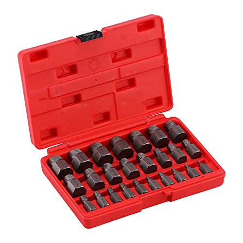 25Pcs Screw Extractor Set Hex Head Easy Out Bolt Extractor Set Multi-Spline Easy Out Bolt Removal Tool Set for Stripped Impact Bolt Remover Set for Bolts, Nuts 25Pcs Screw Extractor Set Hex Head Easy Out Bolt Extractor Set Multi-Spline Easy Out Bolt Removal Tool Set for Stripped Impact Bolt Remover Set for Bolts, Nuts von DIRBAK