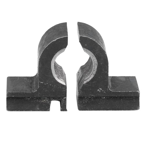 2pcs Halbmuttern metrische Vorderschraubmutter 1,5 mm Stellvertriebsmutter für 0618 CJ18 CJ0618A 7x12 7x14 0618 3B Mini -Drehmaschine aus 45 Stahl von DIRBAK