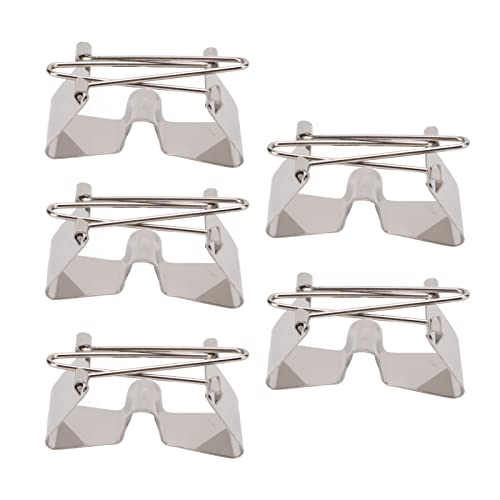 5pcs Wet Canvas Clips Aluminiumlegierung Edelstahl robuster stabil langlebiger tragbarer Ölmalerrahmenhalter für Künstler und Maler von DIRBAK