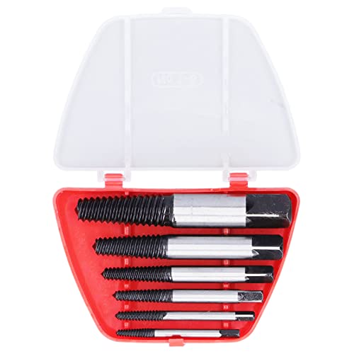 6 -pcs -Schraubenextraktor Effizienter schneller Kohlenstoffstahl Leichtes tragbares Schraubenentfernungswerkzeug für zerbrochene Schrauben 6 -pcs -Schraubenextraktor Effizienter schneller Kohlenstoffstahl Leichtes tragbares Schraubenentfernungswerkzeug für zerbrochene Schrauben von DIRBAK