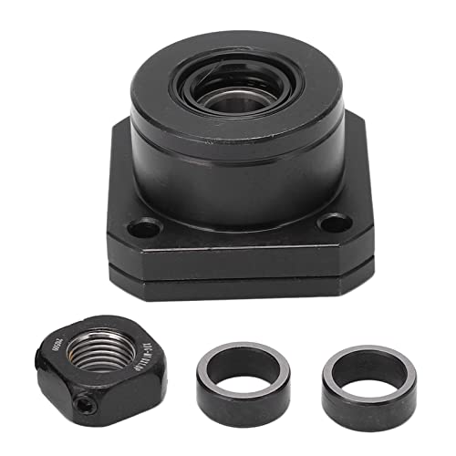 Ballskrew Endstütze Kohlenstoffstahl FK10 Ball Schraubstütze Endstütze Lagerhalterung Hochsteifende Rotationsleistung für SFU1604 SFU1605 SFU1610 CNC Router von DIRBAK