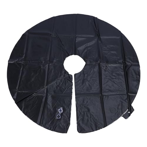 Baumwässerungsring 25 Gallonen langsamer Freisetzung Wasserbeutel PVC Tropfbewässerung Wasserbeutel für neu gepflanzte Bäume Sträucher Evergreens 47,2 Zoll Durchmesser (Black) von DIRBAK