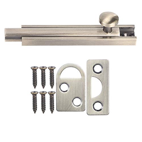 Copper Bolt Latch Sperre Vintage Style Home Safety Gate Hardware Fenster Fang Haushaltswerkzeug für Türen Windows Security Decoration Material Kupfergröße 7.6 x 1,5 cm Menge 1 von DIRBAK