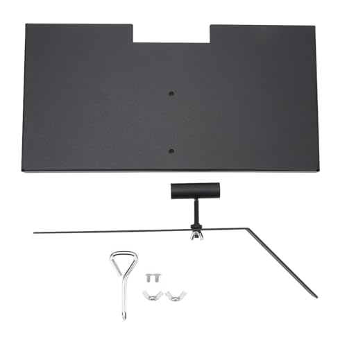 DIRBAK Grabmarker Stand Memorial Steinhalter Eisen Anti Fade Easy Assembly Mattes Finish Drain Hole Memorial Plaque Ständer für Angehörige Haustiere menschliche und Haustier -Denkmäler von DIRBAK