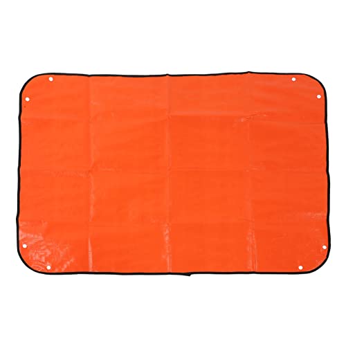 DIRBAK Große Repoting -Matte Faltbare Indoor -Pflanze Sukkulente Topfmatte tragbare Gartenmatte für Pflanzentransplantation und Messsteuerung Innen im Freien im Freien PE -Material 29,5 (Orange) von DIRBAK