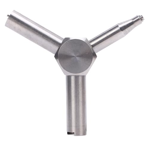 DIRBAK Multifunktionales Gasventilschlüssel, Dreiecksschlüssel aus Edelstahl, Instrument des Ventils Demontage für Fahrradauto -Reifen Kühlerklimaanlage Reparaturen DIRBAK Multifunktionales Gasventilschlüssel, Dreiecksschlüssel aus Edelstahl, Instrument des Ventils Demontage für Fahrradauto -Reifen Kühlerklimaanlage Reparaturen von DIRBAK