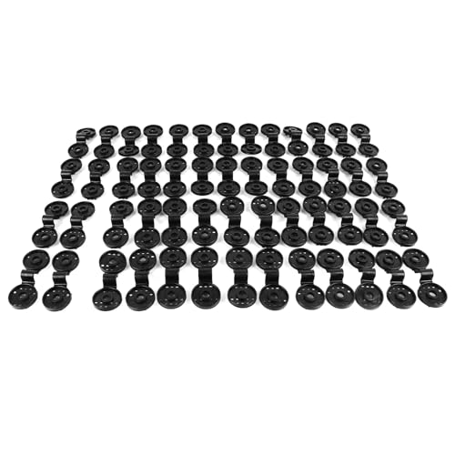 DIRBAK Schattenstoffclips Plastik Sonnenschattennetz Clips Garten Gewächshausklammern 50pcs Schwarze langlebige windprofessionelle einfache Installation für Außenpflanzenschutz von DIRBAK