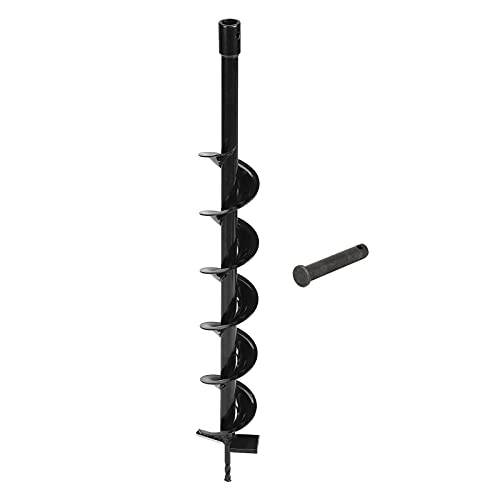 DIRBAK Spiralbohrmaschine Bit Planting Auger Garten Auger Loch Bagger für Garten- und Zaunpfosten -Installation Mangan Stahl schwarz 100x800mmmm DIRBAK Spiralbohrmaschine Bit Planting Auger Garten Auger Loch Bagger für Garten- und Zaunpfosten -Installation Mangan Stahl schwarz 100x800mmmm von DIRBAK