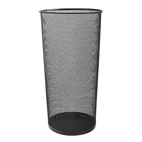 Dachhalter Runde Stylish Metal Mesh Regenschirm Ständer Rack für Home Entryway Office Hotel Black Compact Design Schnell trockener Proof Multi -Anwendung Premium Metal 50 x 26,5 x von DIRBAK