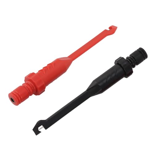 Drahtpiercing Probe -Isolierung Punktionsklamm -Set mit 4 mm weiblichen Bananenhöhlen sicher einfach zu bedienen für Automobilschaltungstests rot schwarz 2pcs Drahtpiercing Probe -Isolierung Punktionsklamm -Set mit 4 mm weiblichen Bananenhöhlen sicher einfach zu bedienen für Automobilschaltungstests rot schwarz 2pcs von DIRBAK