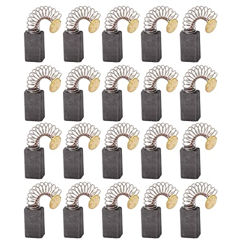 Elektrische Handbohrer Kohlenstoffbürstenersatz 20pcs Hochfestige Kupferkohlenstoffbürste Set für Winkelschleifer Haartrockner Mischmischer Trimmmaschine Elektrische Handbohrer Kohlenstoffbürstenersatz 20pcs Hochfestige Kupferkohlenstoffbürste Set für Winkelschleifer Haartrockner Mischmischer Trimmmaschine von DIRBAK