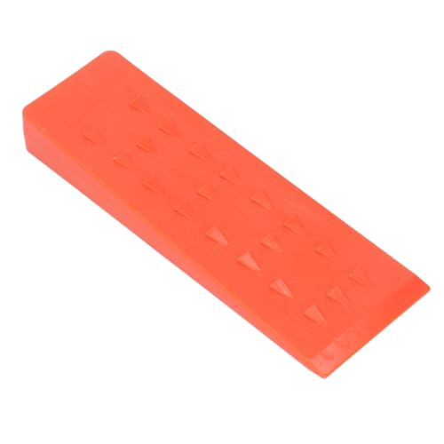 Felling Wedge 10in ABS Kunststoffbaumschneidwerkzeug zum Holzeinschlag und Holzspalten Haltbar farbig professionelle Klasse (Orange) von DIRBAK