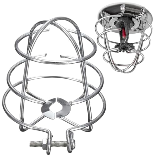 Fire Sprinkler Head Guard Cover mit 3 "Tiefkäfig - universeller Beschützer, der für die heftigen, aufrechten und Seitenwand -Sprinkler kompatibel ist von DIRBAK