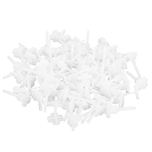 Fliesennivellierungssystem 100pcs PP Material wiederverwendbares Fliesen -Spacer -Bauwerkzeug für Bodenwandfliesen Installationsdicke 3 24 mm Spalt 2mm von DIRBAK