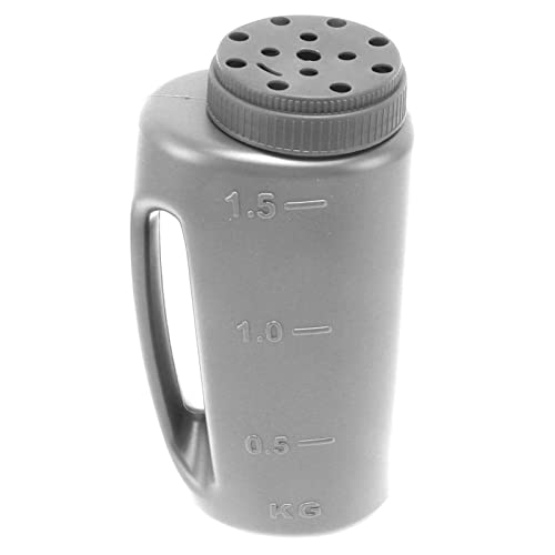 Handheld -Dünger -Spreizer Handgehaltener Grassamen -Spreizer -Ernte aus Verbreitung von Salzaussaat Topf Haltbares ABS -Material für Garten Hinterhof universelle Verwendung (Grey) von DIRBAK