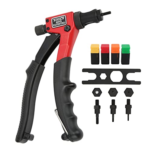 Handnietmutterwerkzeug Hochleistungsuniverseller Hochhärtenhandbuch Nietkit für Körperpaneele Zubehör Möbellegierung Stahl Handnietmutterwerkzeug Hochleistungsuniverseller Hochhärtenhandbuch Nietkit für Körperpaneele Zubehör Möbellegierung Stahl von DIRBAK